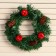 New Year's Wreath D-19 cm "Cozy fairy tale" Apples cones