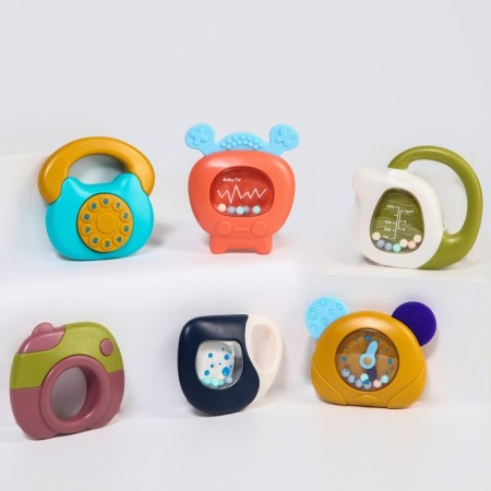 Set of rattles "Morning", 6 pcs., In gift packaging-4