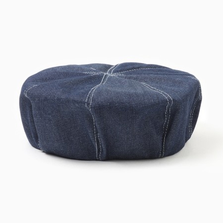 Takes a female denim minku, the color is dark blue, rr 58