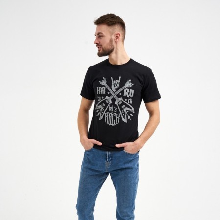 Male T -shirt "Rock" p. 56, black