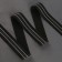 Glass woven soft 40mm*5 ± 1 -yard strip with lurex silver/black/white au
