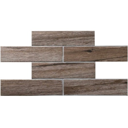 Mosaic porcelain bonaparte Marki Dark, 252x486x8 mm