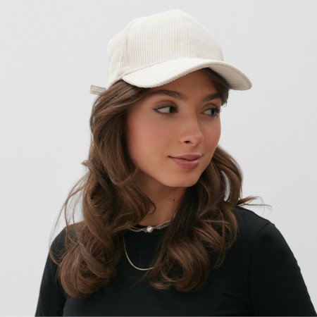 Minaku baseball cap, milk color, size 56-58-1