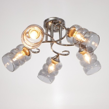 Steel Stewsvelight Lilia 3x40W E27, chrome 60x60x24 cm-1