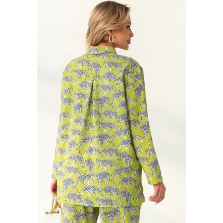 Female set: shirt, trousers, size 52-6