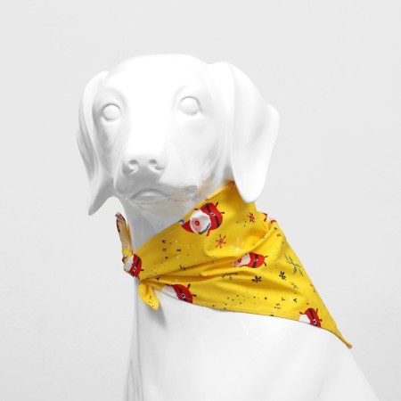 Bandana for animals "Snowflakes", size S (Osh up to 42 cm)-1