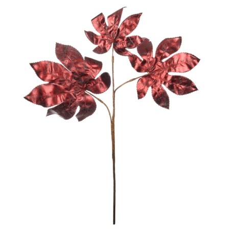 Artificial plant "chestnut", height 66 cm, red color