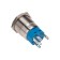 Anti-Vandal button Ø19 250V Fix (5C) Off-on/on -off subv/blue Rexant