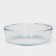 Oval glass form for microwave borcam, without cover