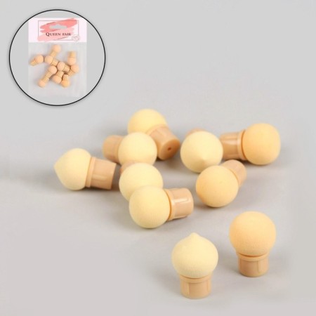 Сменные спонжи для аэропуффинга, d=1,5 см, 10 шт-1