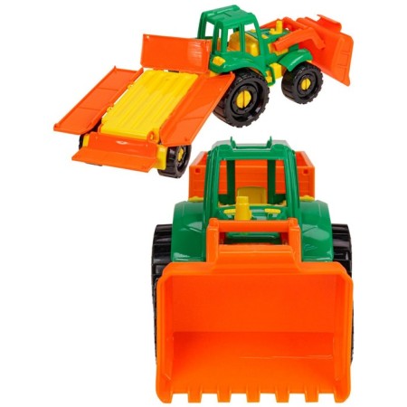 Tractor "Ivan", a bulldozer with an on -board trailer, farm-2