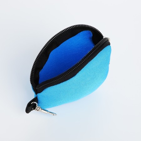 A backpack - a bag, Erich Krause, a wallet from textiles, artificial leather, blue color-7
