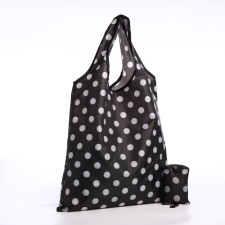 Household bag without fastening, black color