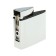 Regional holder (art. 828), "pelican", small, color chrome