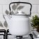 Kettle, 3.5 l, without a decolle, enameled cover, induction, white color