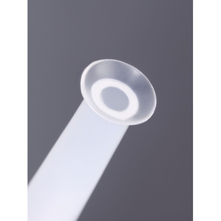 Suction cup for contact lenses 3*0.8 cm in a plastic container/silicone white droop-3