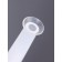 Suction cup for contact lenses 3*0.8 cm in a plastic container/silicone white droop