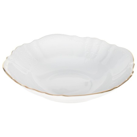 Round bernadotte salad, decor "Golding Gold", 25 cm-1