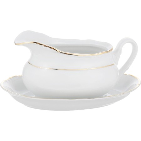 Dining set 6/24 Constance, decor “Golden thread, gold layer”, 24 items-6