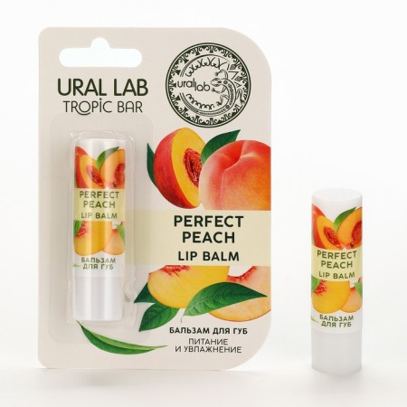 Бальзам для губ, 3,5 г, аромат персика, TROPIC BAR by URAL LAB-1