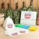 Set for baths and saunas 5V1 (bag, hat, mittens, rug, washcloth), "only best mothers", white