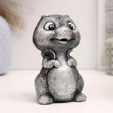 Figure "Kosh" silver, 9x11x13cm