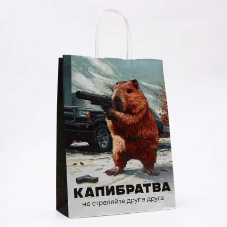 Gift Paper Package, Capiberian, 24 x 10.5 x 32 cm