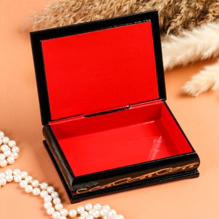 The box "Landysh in the jug", 10 × 14 cm, lacquer miniature-1