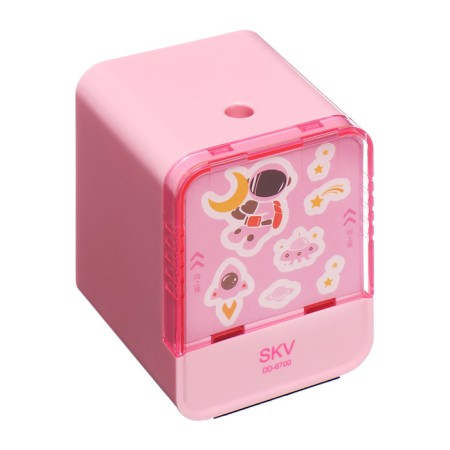 Electric sharpener (batteries are not included). works from 2 AA batteries pink