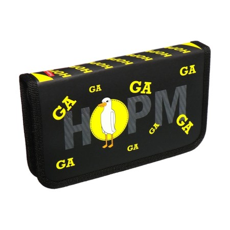 Penal 1 section 115 x 190 mm, Hatber "Ga-ha-ha", laminated cardboard, black/yellow (volumetric 3D risun) NPN_43003-2