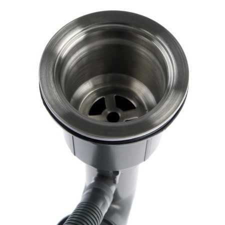 Kitchen sink Aflorn AF96050F, Sredal, S = 3.0 and 0.8 mm, 60x50x20 cm, siphon, graphite-6