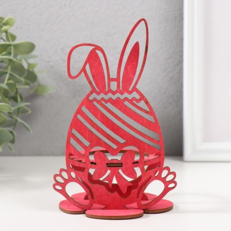 Claus "Bunny" 8.5x8.5x14.5 cm (set 4 parts) bright pink-4