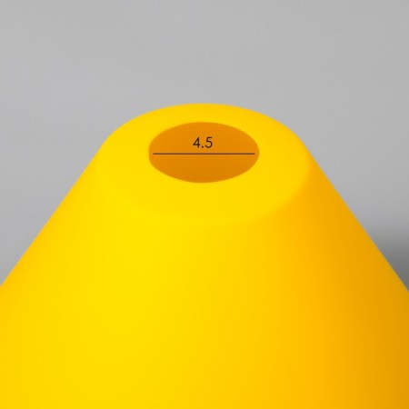 Plaphon "cone" E27 yellow 25x25x15cm-1