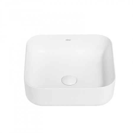 ABBER RECHTECK AC2211MW sink, invoice, 385x385x135 mm, white, matte-3