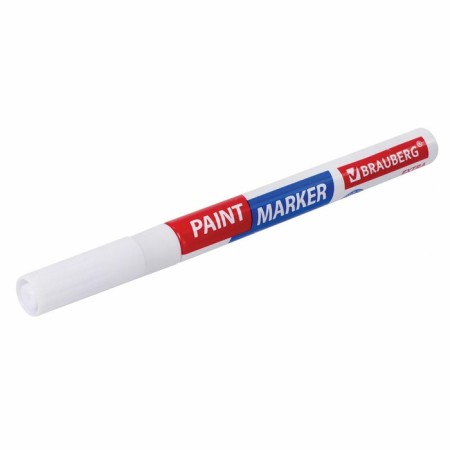 Markker-color (lacquer) 2.0 Brauberg Extra, reinforced nitro-base, alum, white 151967-10