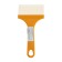 Brush flat promo, artificial bristles, plastic handle, 90 mm