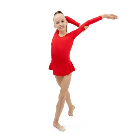 A swimsuit for gymnastics and dancing Grace Dance, p. 36, red color-3