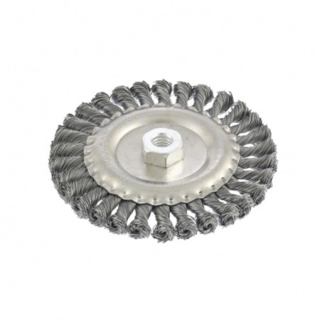 Matrix Ushm brush, d = 150 mm, M14, flat, twisted wire 0.5 mm-1