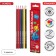 Pencils 6 colors Erichkrause "Jolly Friends", wood, hexagonal, euro suspension