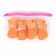Rubber boots "All-terrain vehicle", set 4 pcs., Rr. L (sole 5.7 x 4.5 cm), orange