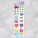 Paper stickers on the “My Notes” substrate, for a diary of 6 × 21 cm