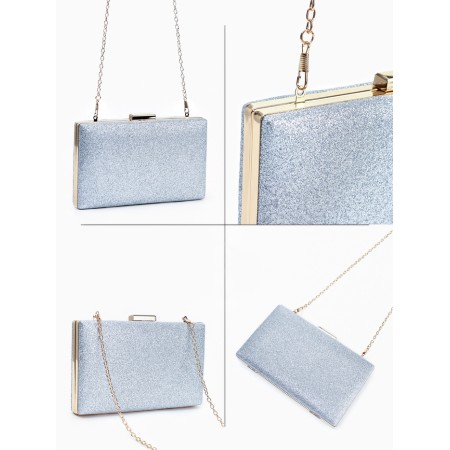 Female bag on farmar, silver color-1