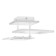 Ceiling chandelier "AMI" LED 3x32W White 34x26x12cm 3000-6500K
