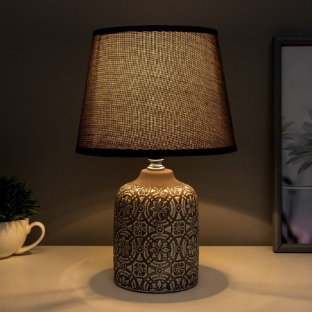 Desktop lamp with lampshade "Mandilina gray" E14 18x18x29 cm Risalux-2