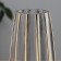 VAZA Glass "Milagros" Classic strip vertical, D-6cm, h-21x9 cm, gray