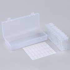 Organizer for storing rhinestones of diamond mosaics, 10 sections