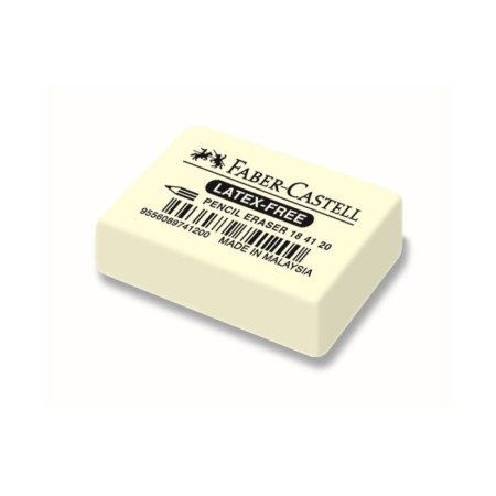 Lastik Faber-Castell, 40 x 27 x 13 mm, rubber, for graphite and colored pencils, white-4