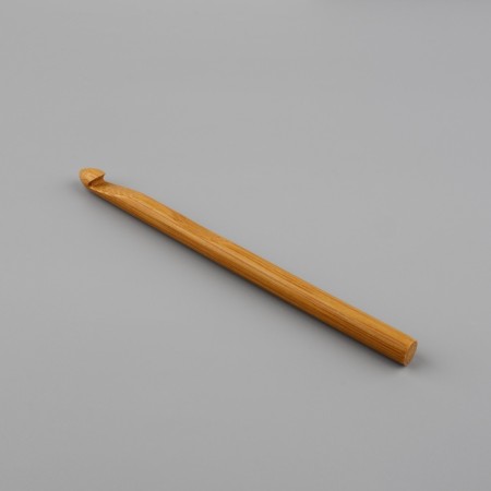 Knitting hook, bamboo, d = 9 mm, 15 cm-2