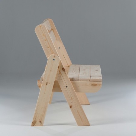 Folding bench, needles, 100x60x86 cm-1