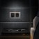 The socket w1171708 with grounding, curtains and USB, type A+C, black